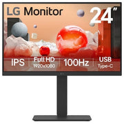 LG 24BA750-B computer monitor 60.5 cm (23.8") 1920 x 1080 pixels Full HD LCD Tabletop Black