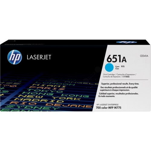 HP CE341A/651A Toner cartridge cyan, 16K pages ISO/IEC 19798 for HP LaserJet 700 M775