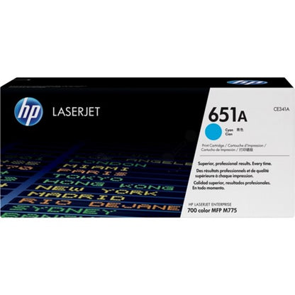 HP CE341A/651A Toner cartridge cyan, 16K pages ISO/IEC 19798 for HP LaserJet 700 M775