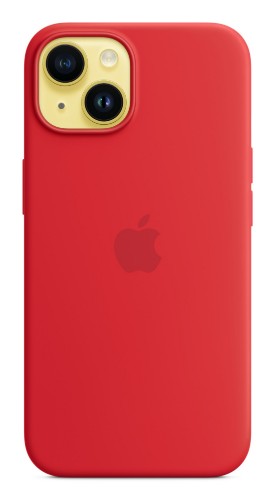 Apple iPhone 14 Silicone Case with MagSafe - (PRODUCT)RED