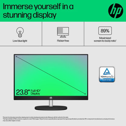 HP 24 -cr0047na PC Intel® Core™ i5 i5-1335U 60.5 cm (23.8") 1920 x 1080 pixels All-in-One PC 8 GB DDR4-SDRAM 512 GB SSD Windows 11 Home Wi-Fi 6 (802.11ax) White