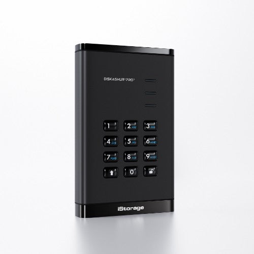 iStorage diskAshur PRO³ HDD 1TB | Secure Portable Hard Drive |FIPS 140-3 Level 3 compliant | AES-XTS 256-bit Hardware Encryption | PIN protected | OS & Platform Independent |GDPR, TAA Compliant|Brute force hack defence | Dust/Water Resistant