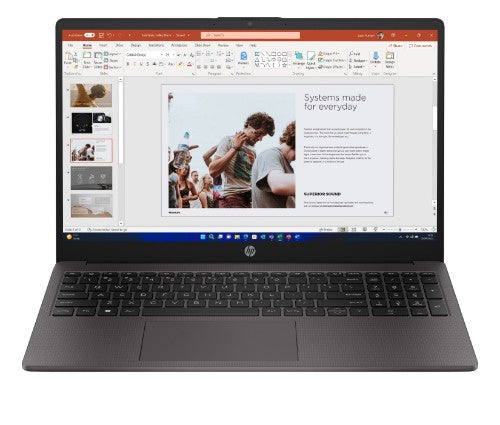 HP 255 G10 AMD Ryzen™ 5 7530U Laptop 39.6 cm (15.6") Full HD 8 GB DDR4-SDRAM 256 GB SSD Wi-Fi 6 (802.11ax) Windows 11 Pro Black