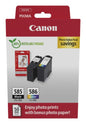 Canon 6205C004/PG-585/CL-586 Ink cartridge multi pack black + color + Photopaper GP-501, 2x180 pages ISO/IEC 19752 Pack=2 for Canon Pixma TS 7650