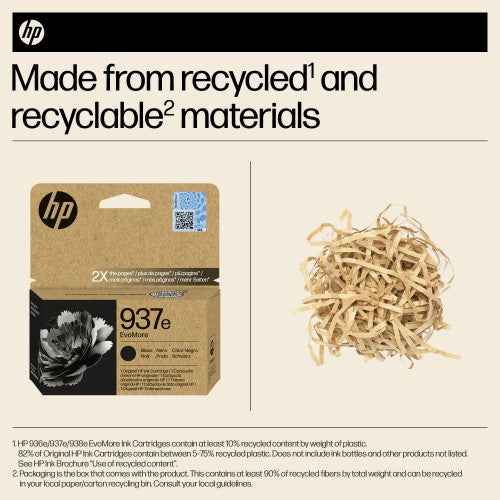 HP 4S6W9NE/937E Printhead cartridge black Evomore, 2.5K pages ISO/IEC 19752 for HP OJ Pro 9100/e