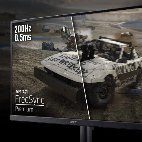 Acer KG1 Nitro KG241YX1 - 23.8" Full HD (1920x1080), 200Hz, 0.5ms, ZeroFrame, FreeSync Premium Gaming Monitor