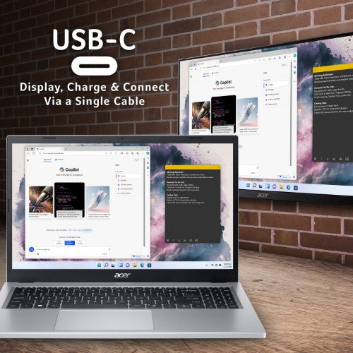 Acer Aspire Go 15 AG15-21P - 15.6" Full HD, Ryzen 3 7320U, 8GB, 256GB SSD, Windows 11 Notebook