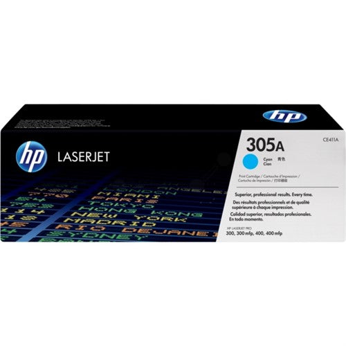 HP CE411A/305A Toner cartridge cyan, 2.6K pages ISO/IEC 19798 for HP LaserJet M 375