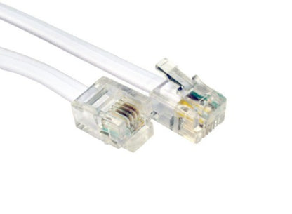 Cables Direct RJ-11, 10m White