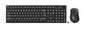 Belkin BBZ010UK keyboard Mouse included Universal RF Wireless + USB UK English Black