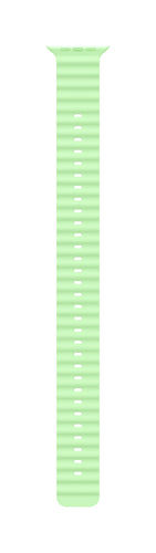 Apple Natural Titanium Finish Band Green Fluoroelastomer, Titanium