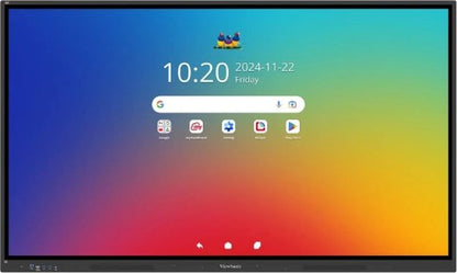 Viewsonic IFP7534 interactive whiteboard 190.5 cm (75") 3840 x 2160 pixels Touchscreen Black