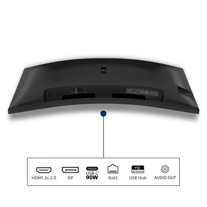 Philips 3000 series 34B2U3600C/00 computer monitor 86.4 cm (34") 3440 x 1440 pixels Wide Quad HD LCD Black