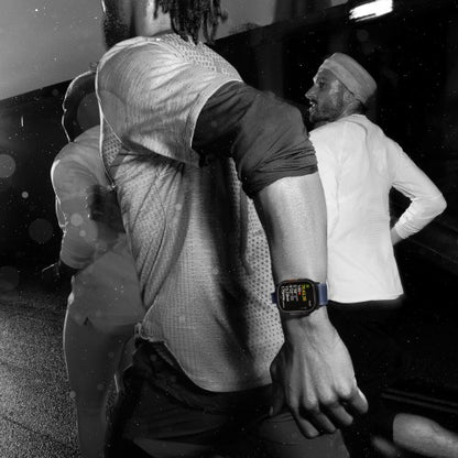 Apple Watch Ultra 2 GPS + Cellular 49mm Black Titanium Case with Dark Green Alpine Loop - Large