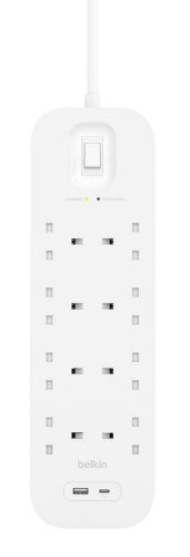 Belkin Connect White 8 AC outlet(s) 2 m