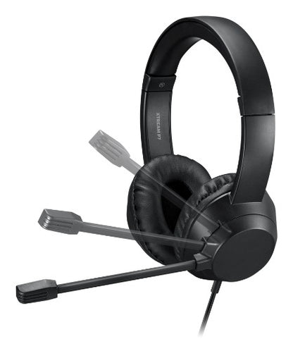 Adesso Xtream P7 Headset Wired Head-band Calls/Music USB Type-A Black