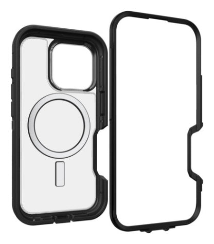 OtterBox Defender Series XT Clear for MagSafe for iPhone 16 Pro, Dark Side