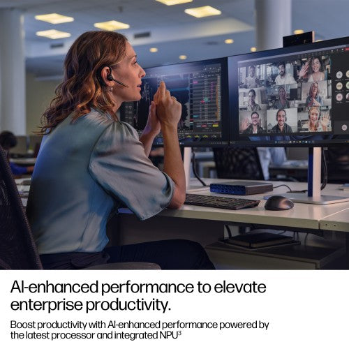 HP EliteDesk 8 Mini G1i AI Intel Core Ultra 5 235T 16 GB DDR5-SDRAM 512 GB SSD Windows 11 Pro Mini PC AI PC Black