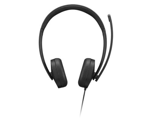 Lenovo 4XD1P83425 headphones/headset Wired Head-band Calls/Music USB Type-A Black