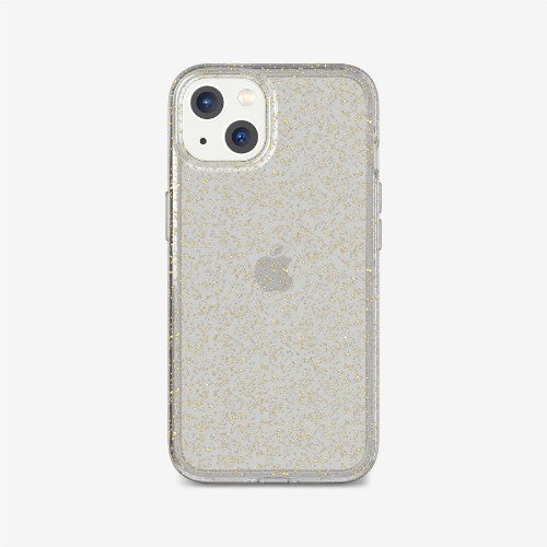 Tech21 Evo Sparkle mobile phone case 15.5 cm (6.1") Cover Gold, Transparent