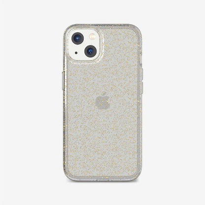 Tech21 Evo Sparkle mobile phone case 15.5 cm (6.1") Cover Gold, Transparent