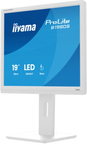 iiyama ProLite B1980S-W1 computer monitor 48.3 cm (19") 1280 x 1024 pixels SVGA LED White