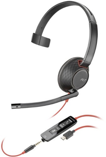 HP Poly Poly Blackwire 5210 Monaural USB-A Headset