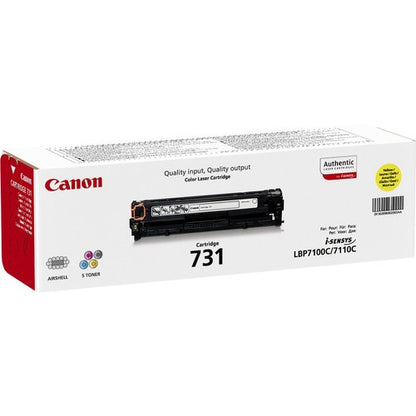 Canon 6269B002/731Y Toner cartridge yellow, 1.5K pages ISO/IEC 19798 for Canon LBP-7110/MF 620