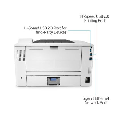 HP LaserJet Enterprise M406dn Black and white Printer, Ethernet Only; Duplex