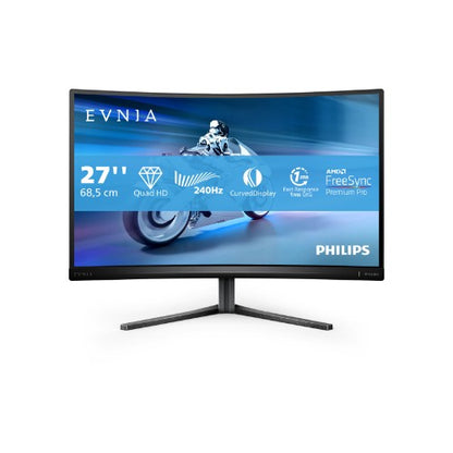 Philips 27M2C5500W/00 computer monitor 68.6 cm (27") 2560 x 1440 pixels Quad HD LCD Black