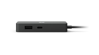 Microsoft Surface USB-C Travel Hub Wired USB 3.2 Gen 2 (3.1 Gen 2) Type-C Black