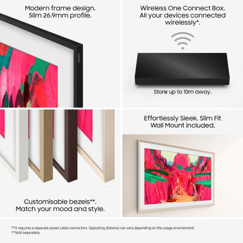 Samsung 2025 85" The Frame Pro Art Mode Neo QLED 4K HDR Smart TV 2.16 m (85") 4K Ultra HD Wi-Fi Black