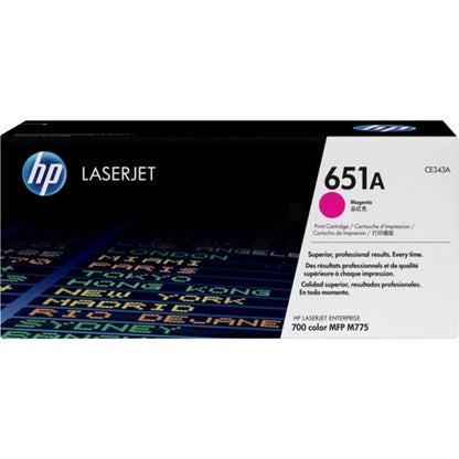 HP CE343A/651A Toner cartridge magenta, 16K pages ISO/IEC 19798 for HP LaserJet 700 M775