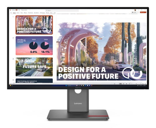 Lenovo ThinkVision P27QD-40 computer monitor 68.6 cm (27") 2560 x 1440 pixels Quad HD LED Black