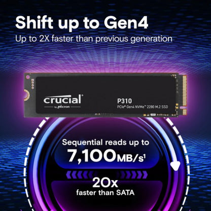Crucial P310 1 TB M.2 PCI Express 4.0 NVMe