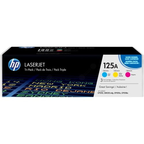 HP CF373AM/125A Toner cartridge MultiPack C,M,Y, 3x1.4K pages ISO/IEC 19798 Pack=3 for HP CLJ CP 1210