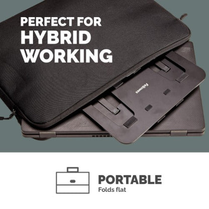 Fellowes Alumia Laptop Riser Portable Laptop Stand Max Size 15 inch Max Weight 5kg Black