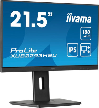 iiyama ProLite XUB2293HSU-B7 computer monitor 54.6 cm (21.5") 1920 x 1080 pixels Full HD LED Black
