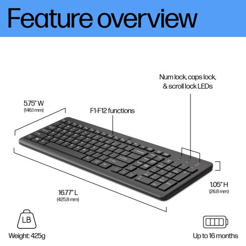 HP 220 Wireless Keyboard
