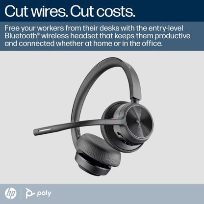 HP Poly Voyager 4320 Microsoft Teams Certified Headset +BT700 dongle +Charging Stand