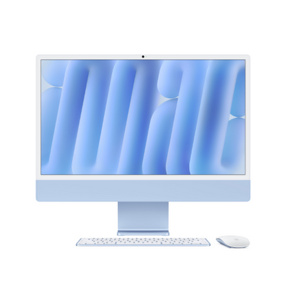 Apple iMac Apple M M4 59.7 cm (23.5") 4480 x 2520 pixels All-in-One PC 16 GB 256 GB SSD macOS Sequoia Wi-Fi 6E (802.11ax) Blue