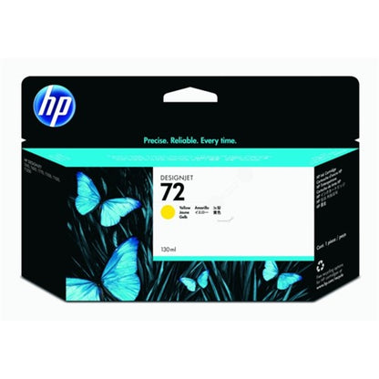 HP C9373A/72 Ink cartridge yellow 130ml for HP DesignJet T 1100/1200/1300/620