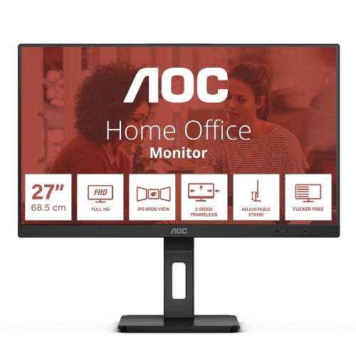 AOC E3 27E3QAF computer monitor 68.6 cm (27") 1920 x 1080 pixels Full HD LED Black