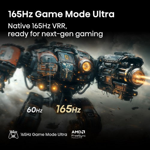 Hisense 55" U8QTUK MiniLED 165Hz Smart AI TV with Freely