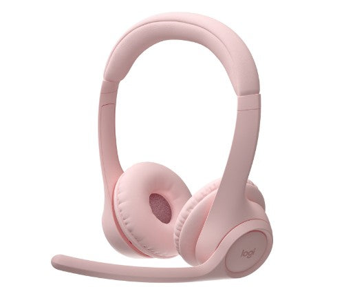 Logitech 981-001412 headphones/headset Wireless Head-band Office/Call center Bluetooth Rose