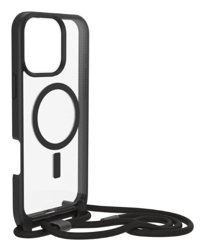 OtterBox React Necklace Series for MagSafe for iPhone 16 Pro Max, Black Crystal