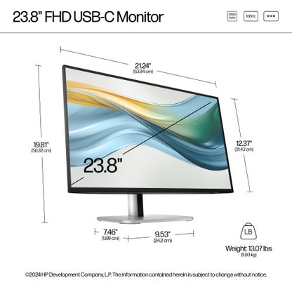 HP Series 5 Pro 23.8 inch FHD USB-C Monitor - 524pu