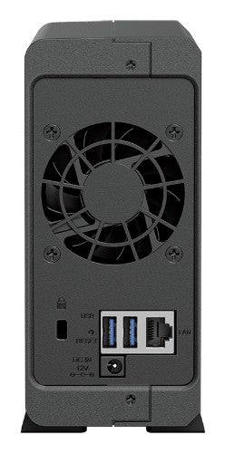 Synology DiskStation DS124 NAS Desktop Realtek RTD1619B 1 GB DDR4 20 TB HDD DiskStation Manager Black