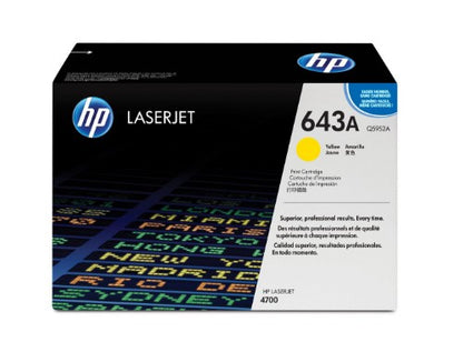 HP 643A toner cartridge Original Yellow