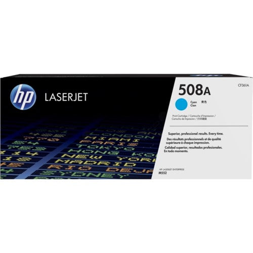 HP CF361A/508A Toner cartridge cyan, 5K pages ISO/IEC 19798 for HP CLJ M 552